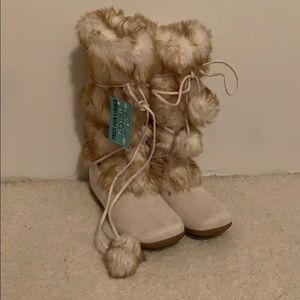 Mid-Calf Faux Fur Boots